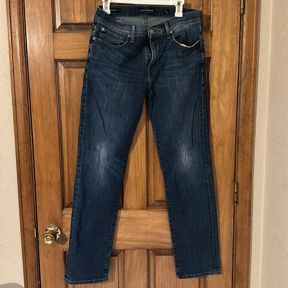 Lucky Brand men’s jeans straight leg 221 size 32/34 - Picture 2 of 8